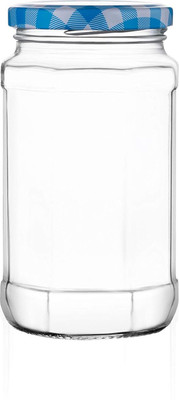 Star Work Glass Grocery Container  - 400 ml(Pack of 2, Clear)