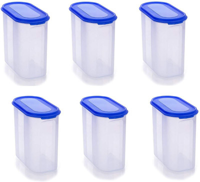 Freqcty Plastic Utility Container  - 1500 ml(Pack of 6, Blue)