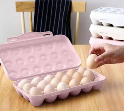TINSUHG Plastic Grocery Container  - 1.5 dozen(Pink)