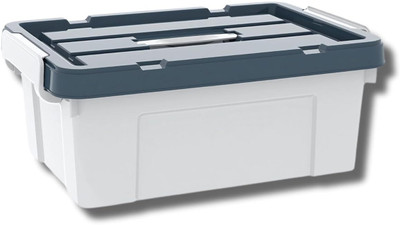Ginoya Brothers Plastic Utility Container  - 7 kg(Grey, White)