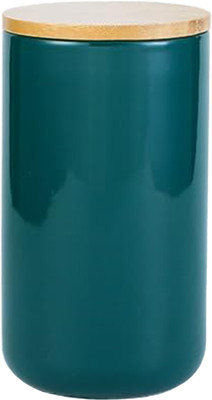 KUBER INDUSTRIES Ceramic Utility Container  - 1000 ml(Green)