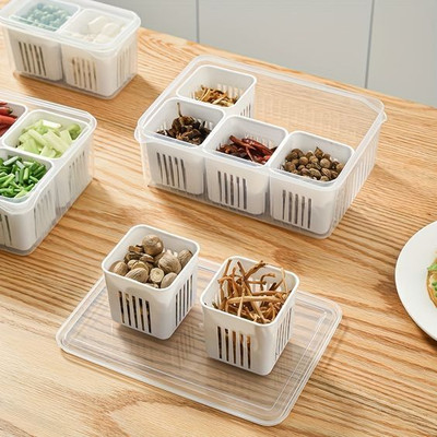 DEEJET Plastic Fridge Container  - 2300 ml(White)
