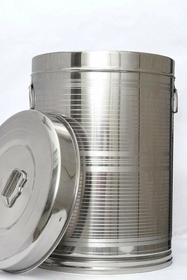 Duodeno Steel Utility Container  - 15 L(Silver)