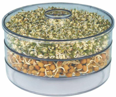 VASHISHTH Plastic Sprout Maker  - 500 ml(White)