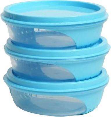 Unica Plastic Utility Container  - 250 ml(Pack of 3, Blue)