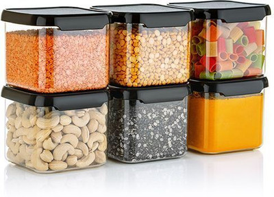 VORST Plastic Grocery Container  - 500 ml(Pack of 6, Clear)