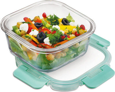 Allo Glass Fridge Container  - 520 ml(Green)