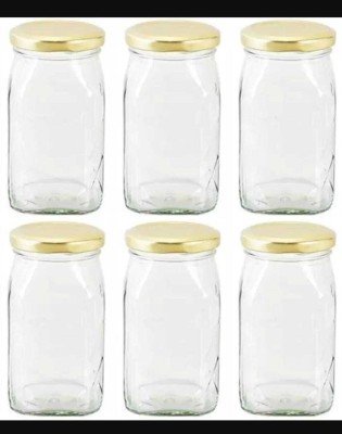 n v p Glass Fridge Container  - 2 ml(Pack of 6, Multicolor)