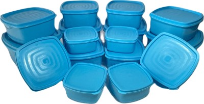 Dominate Plastic Utility Container  - 200 ml, 400 ml, 600 ml, 900 ml(Pack of 16, Blue)