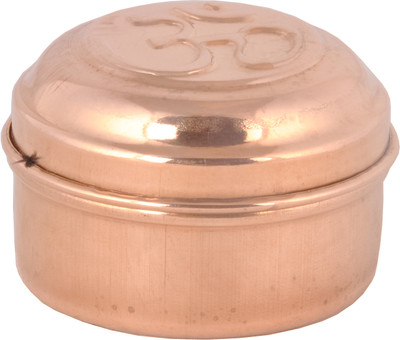 Shivshakti Arts Copper Utility Container  - 100 ml(Brown)
