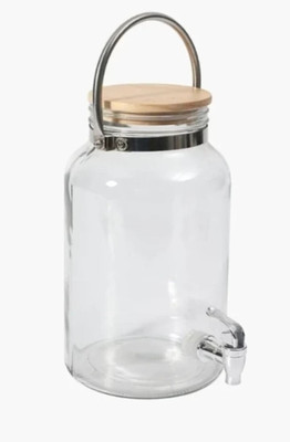 RRAARR Glass Milk Container  - 5500 ml(Clear)