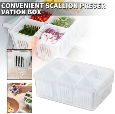 prayati Plastic Fridge Container  - 2300 ml(White)