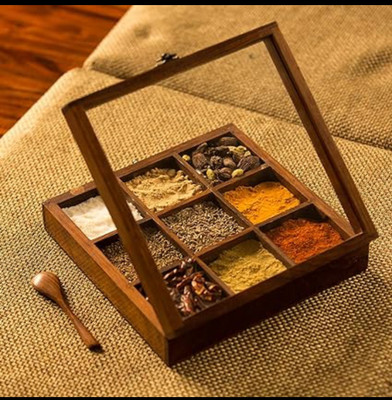 MonkeyCrafts Spice Set Wooden(1 Piece)