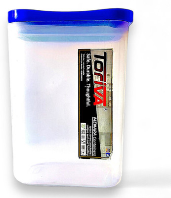 Toriiva Polypropylene, Plastic Utility Container  - 1500 ml(Blue, Clear)