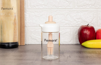 Femora Glass Utility Container  - 200 ml(White)