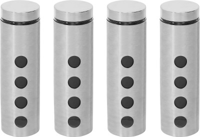 Flipkart SmartBuy Steel, Glass Grocery Container  - 1700 ml(Pack of 4, Silver)