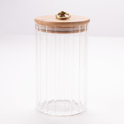 KUBER INDUSTRIES Glass Utility Container  - 820 ml(Clear)