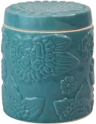 GleamSun Ceramic Pickle Jar  - 1000 ml(Light Blue)