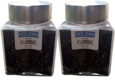 KOLORR Plastic Grocery Container  - 1400 ml(Pack of 2, Clear)