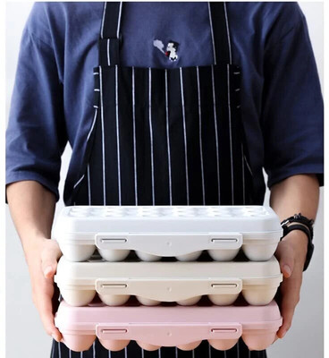 daesgesage Plastic Egg Container  - 1.5 dozen(Multicolor)