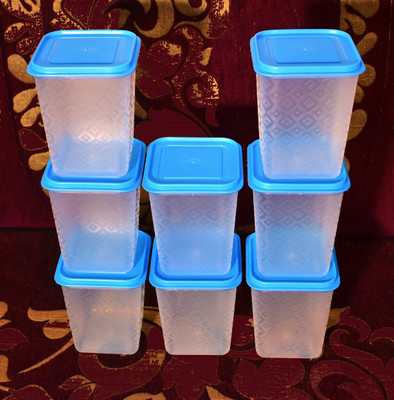 Loknath Plastic Utility Container  - 1000 ml(Pack of 8, Blue)
