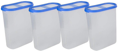 Flipkart SmartBuy Plastic Utility Container  - 2400 ml(Pack of 4, Blue)