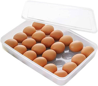NILHARI Plastic Fridge Container  - 2 dozen(Pack of 2, Clear)