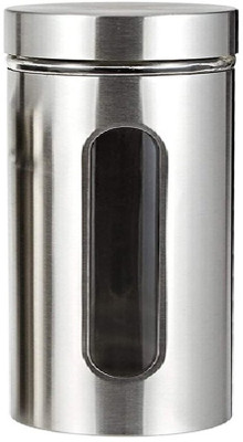 IndusBay Glass, Stainless Steel Utility Container  - 800 ml(Silver)