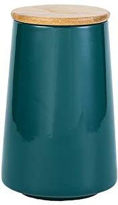 KUBER INDUSTRIES Ceramic Utility Container  - 850 ml(Green)