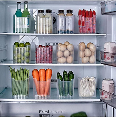 Flipkart SmartBuy Plastic Utility Container  - 1000 ml(Pack of 12, Clear)