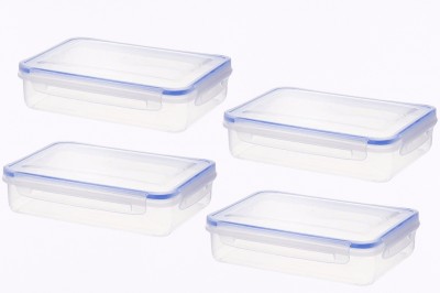 Aristo Plastic Grocery Container  - 1100 ml(Pack of 4, White)