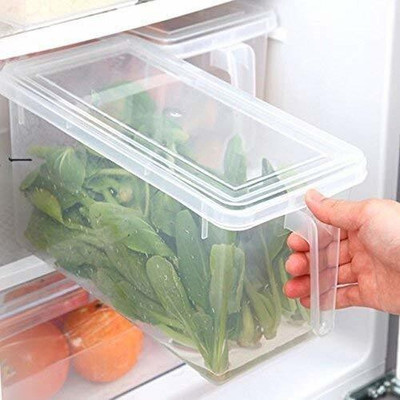 KDZONE Plastic Fridge Container  - 2 L(Pack of 2, Multicolor)