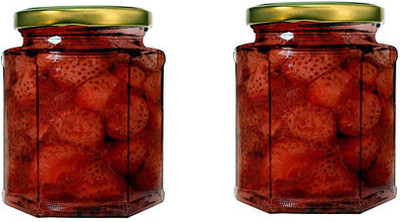 1st Time Glass Utility Container  - 200 ml(Pack of 2, Clear)