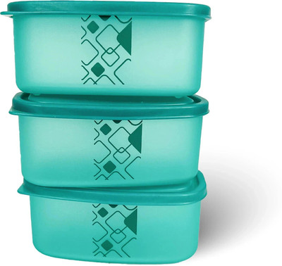 Dekor-Kase Plastic Utility Container  - 190 ml(Pack of 3, Green)