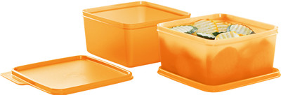 TUPPERWARE Plastic Fridge Container  - 2 L(Pack of 2, Orange)