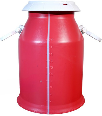 EVERPLAST Plastic Milk Container  - 20 ml(Red)