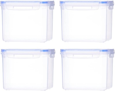 Kritika Enterprise Plastic Utility Container  - 1800 ml(Pack of 4, Clear)