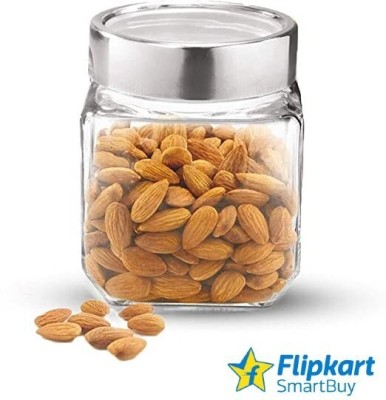 Flipkart SmartBuy Glass Cookie Jar  - 600 ml(Clear)