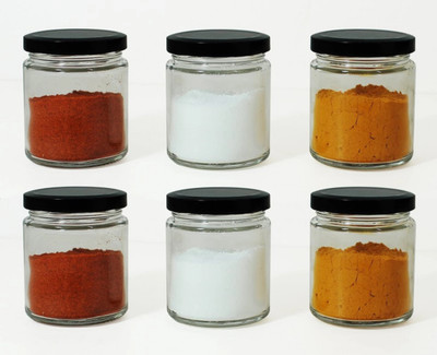 Avresta Glass Grocery Container  - 190 ml(Pack of 6, Clear)