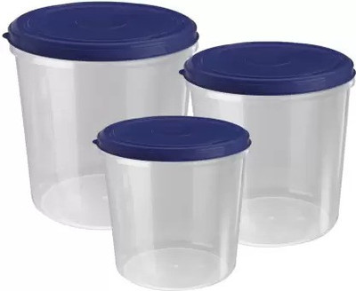 NEELESHWARI Plastic Utility Container  - 5 L, 7.5 L, 10 L(Pack of 3, Blue)
