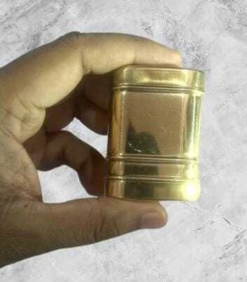 Starcom Brass Utility Container  - 20 g(Gold)