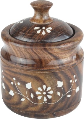 Tulip Art Wooden Utility Container  - 200 ml(Brown)