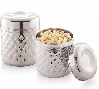 MUKTI STEEL Stainless Steel Utility Container  - 3500 ml(Silver)