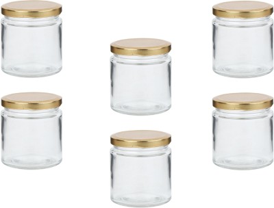 AFAST Glass Utility Container  - 100 ml(Pack of 6, Clear)