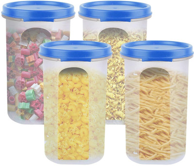 Flipkart SmartBuy Plastic Utility Container  - 585 ml(Pack of 4, Blue)