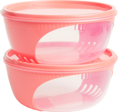 Unica Plastic Utility Container  - 1750 ml(Pack of 2, Red)