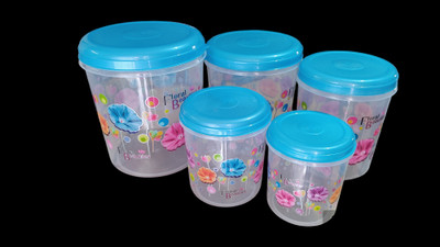 GvanyS Plastic Utility Container  - 10 kg(Pack of 5, Blue)