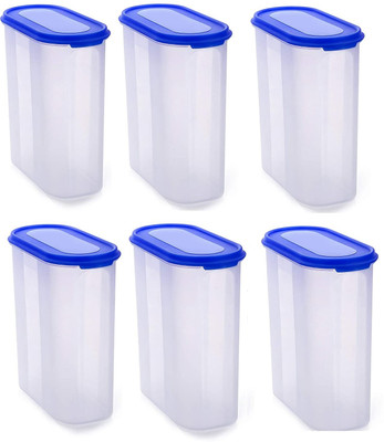 supremewell Plastic Grocery Container  - 2000 ml(Pack of 6, Blue)