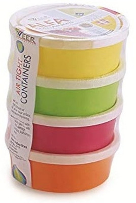 rushabh collections Plastic Utility Container  - 50 ml(Pack of 8, Multicolor)