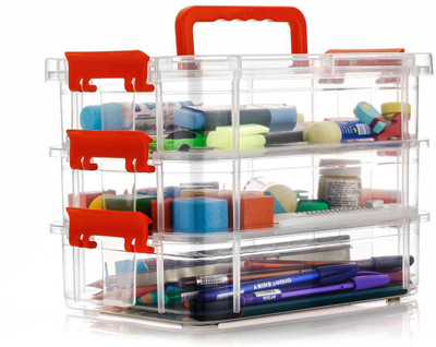 Finner Plastic Grocery Container  - 300 ml(White)